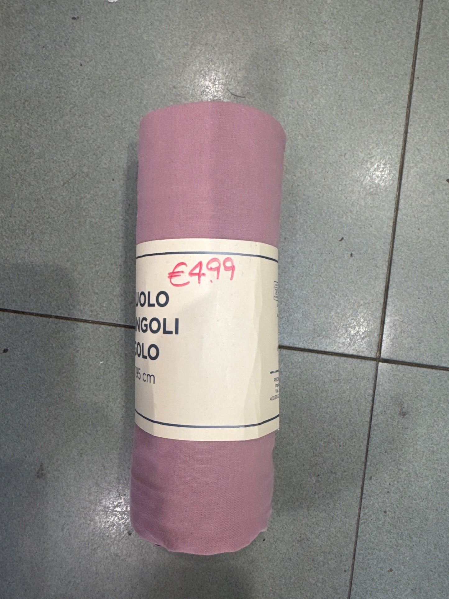 Lenzuolo singolo con angoli