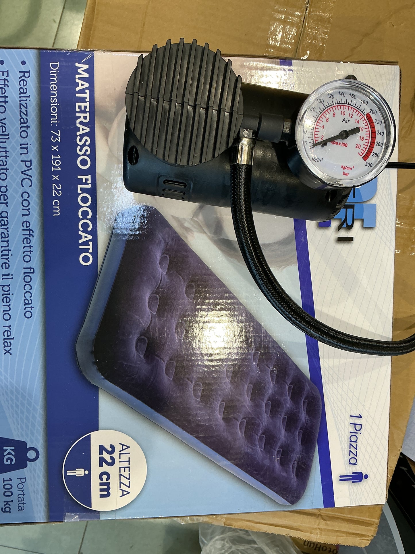 Materasso floccato singolo