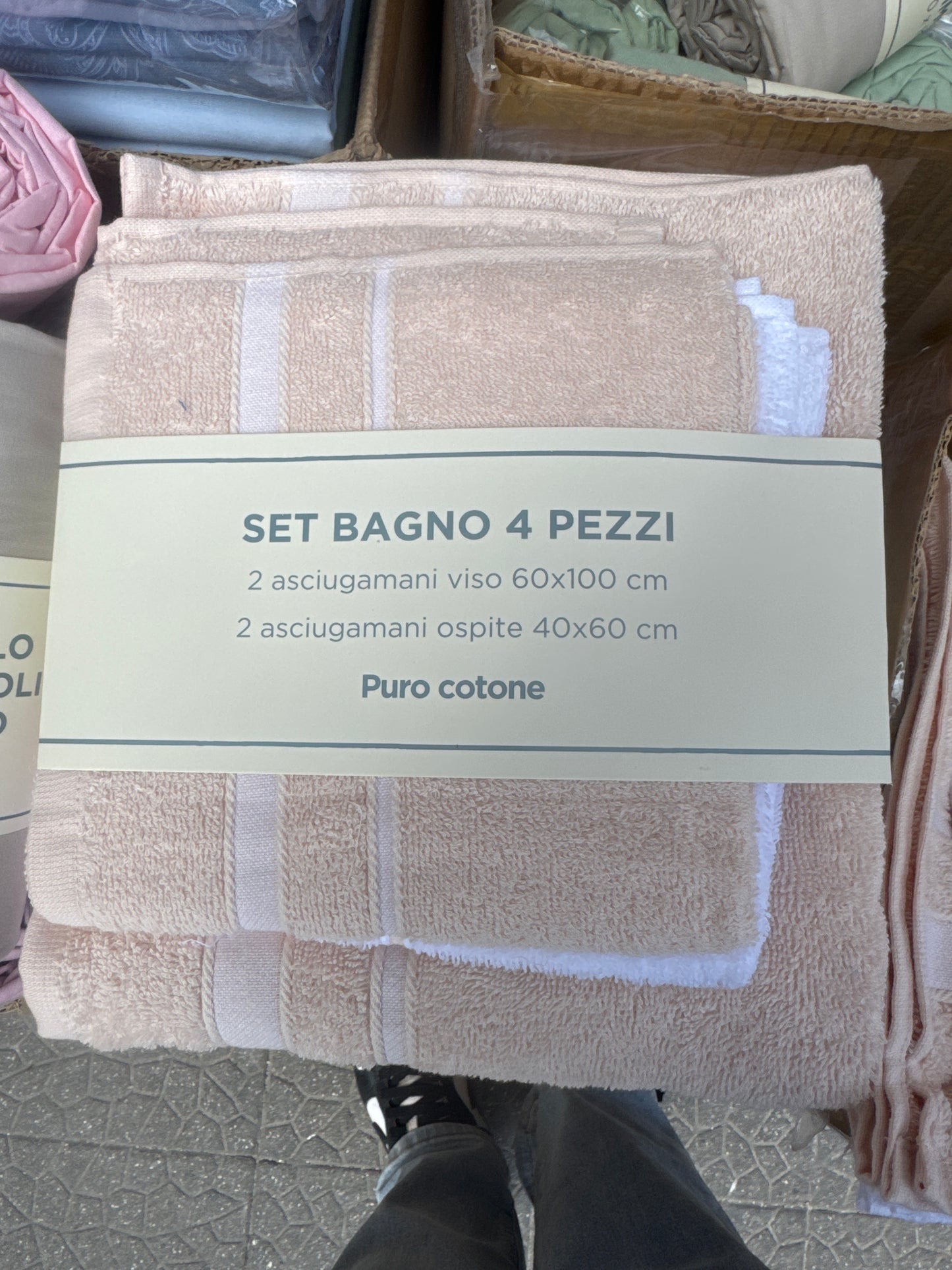 Set bagno 4 pezzi