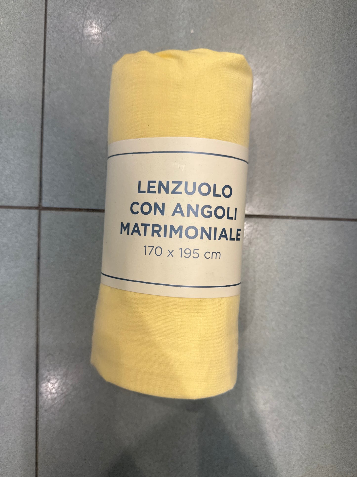 Lenzuolo con angoli matrimoniali