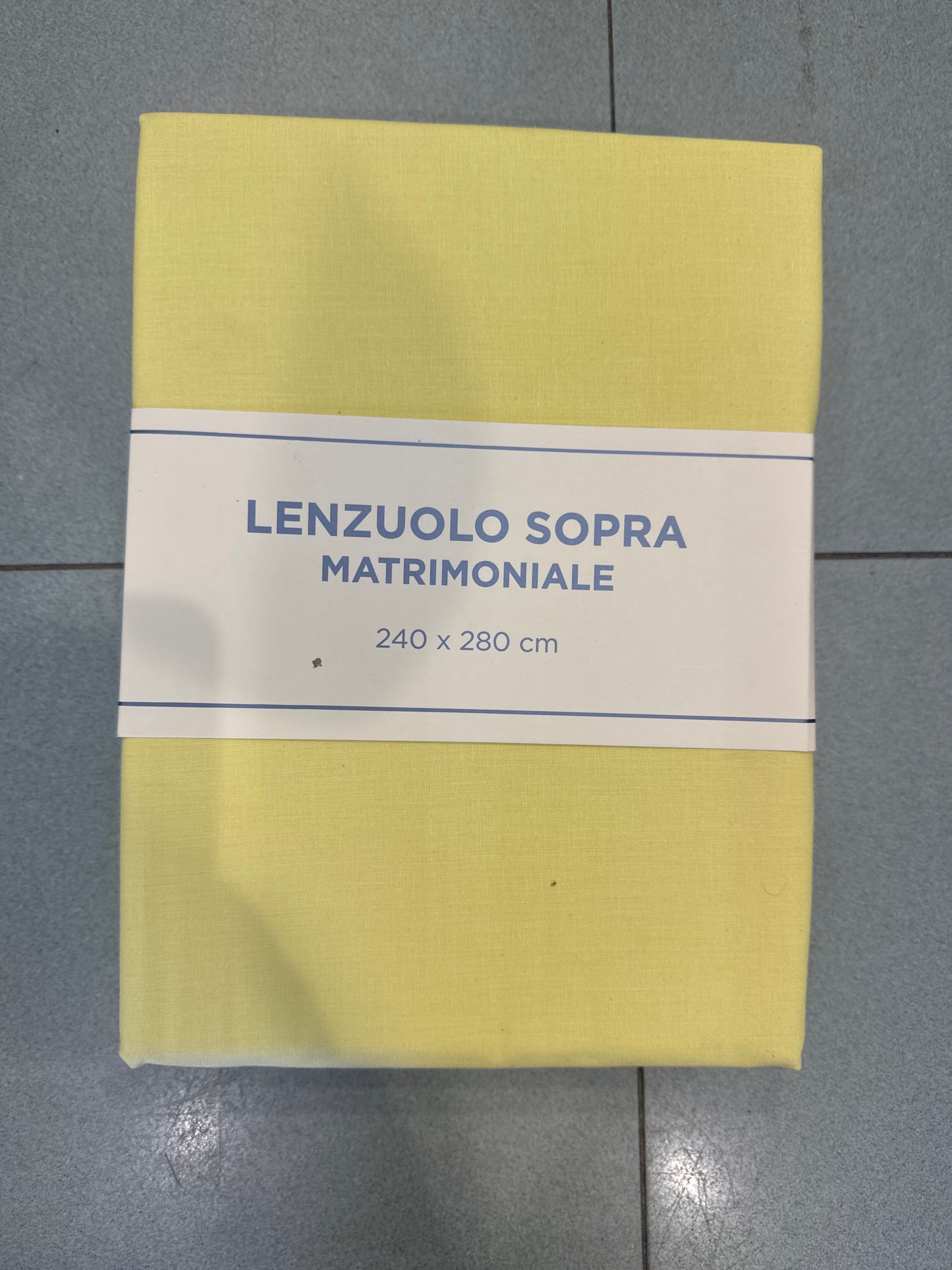 Lenzuolo sopra matrimoniale