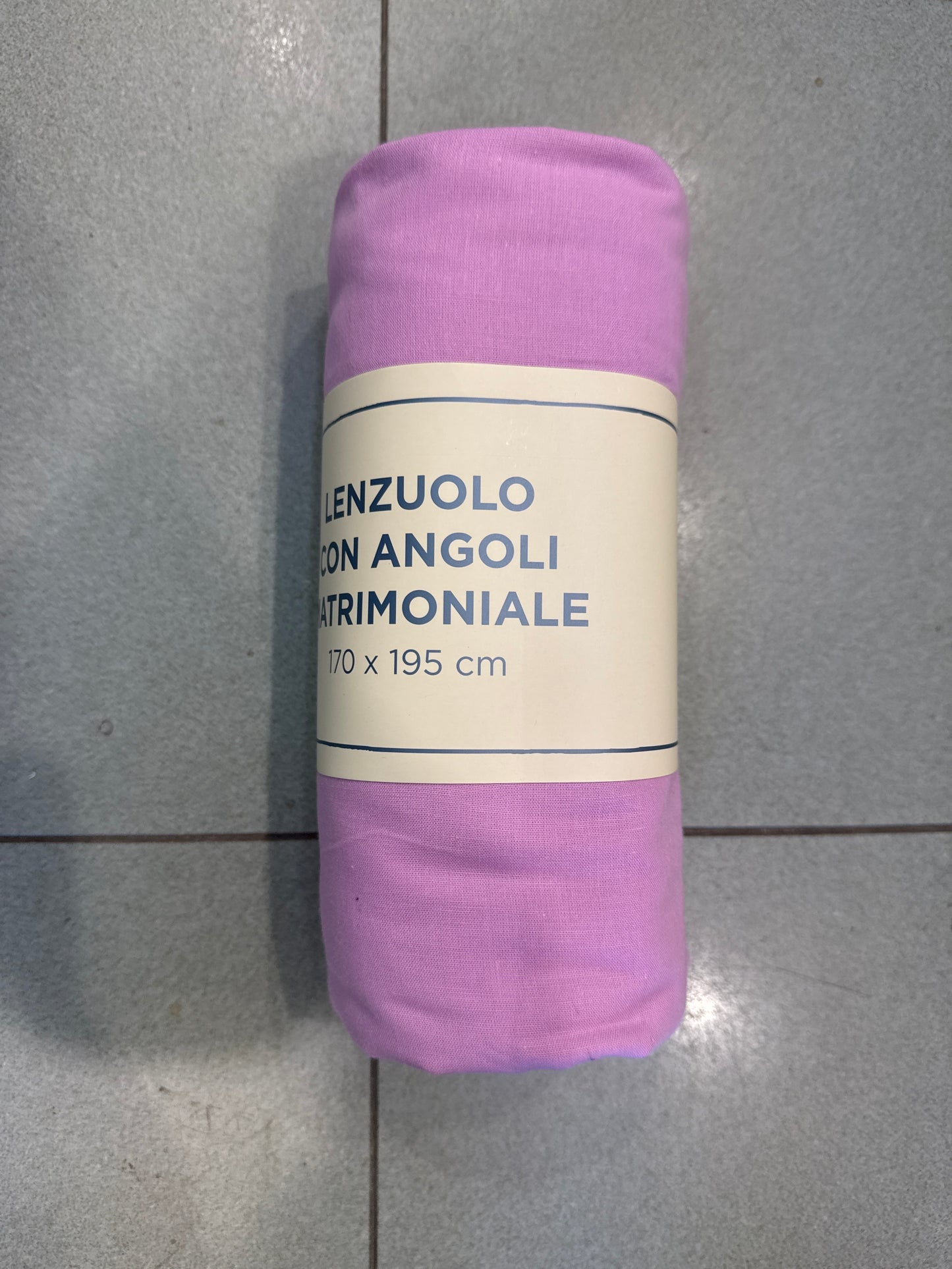 Lenzuolo con angoli matrimoniali