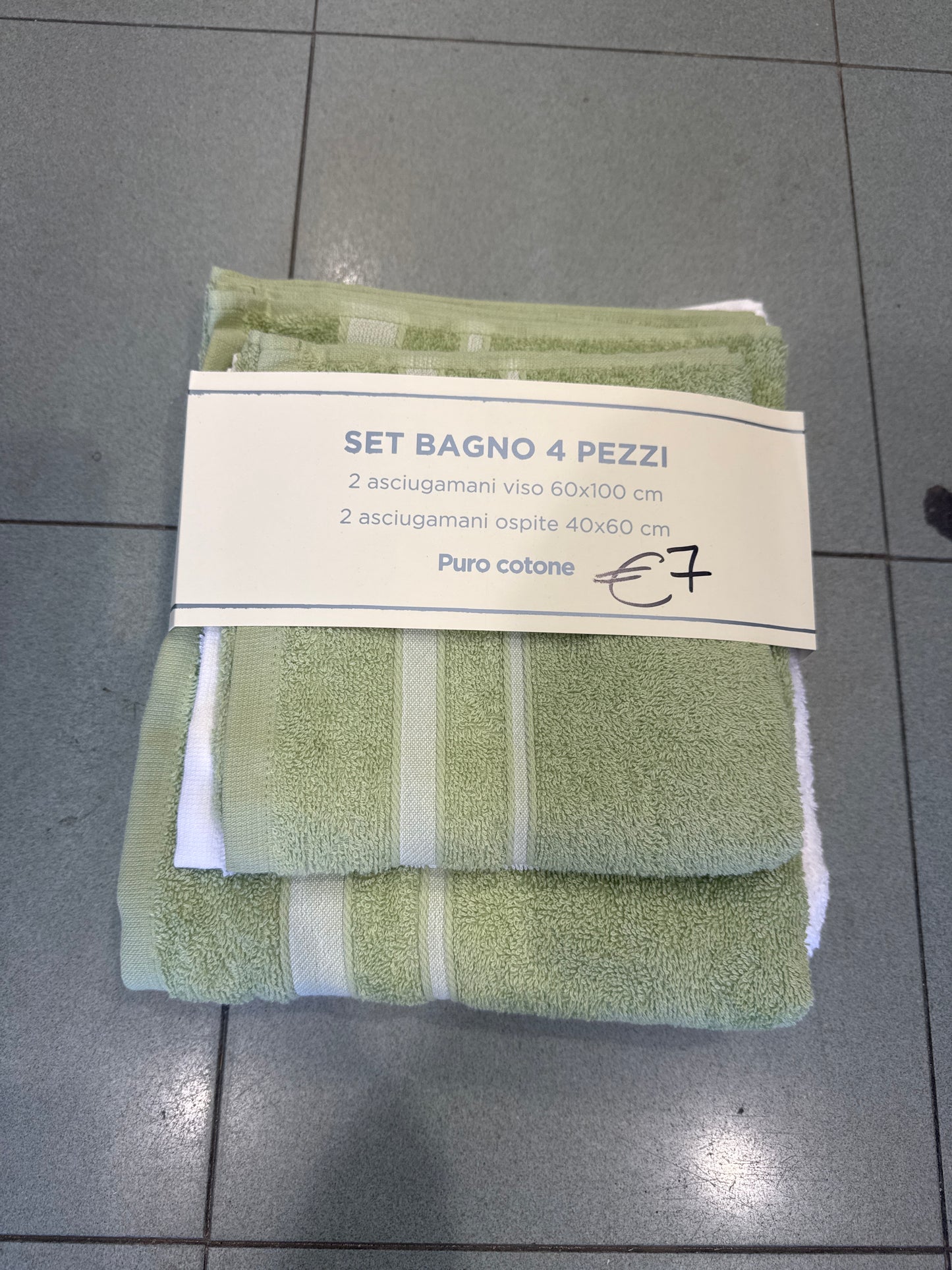 Set bagno 4 pezzi