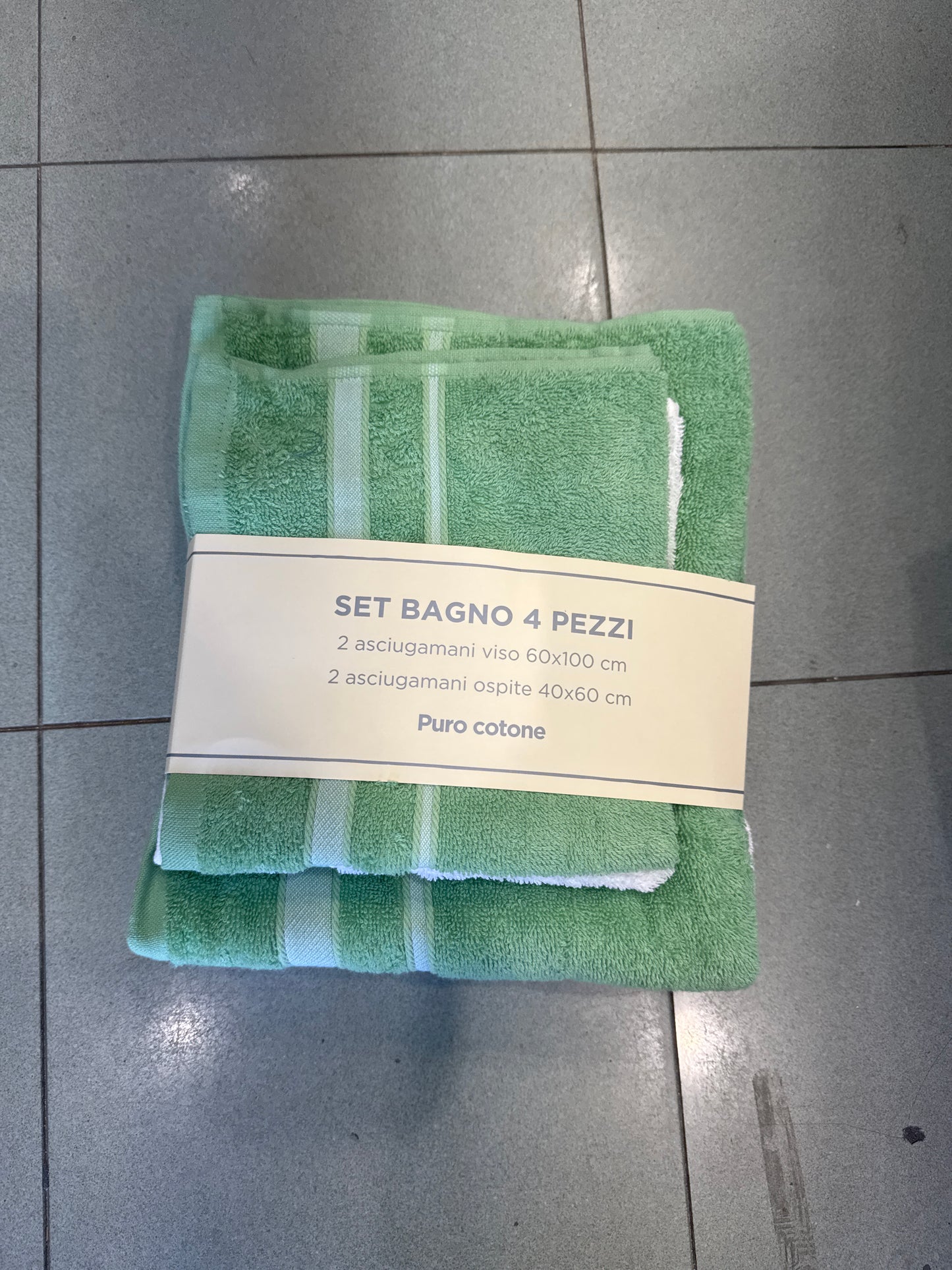 Set bagno 4 pezzi