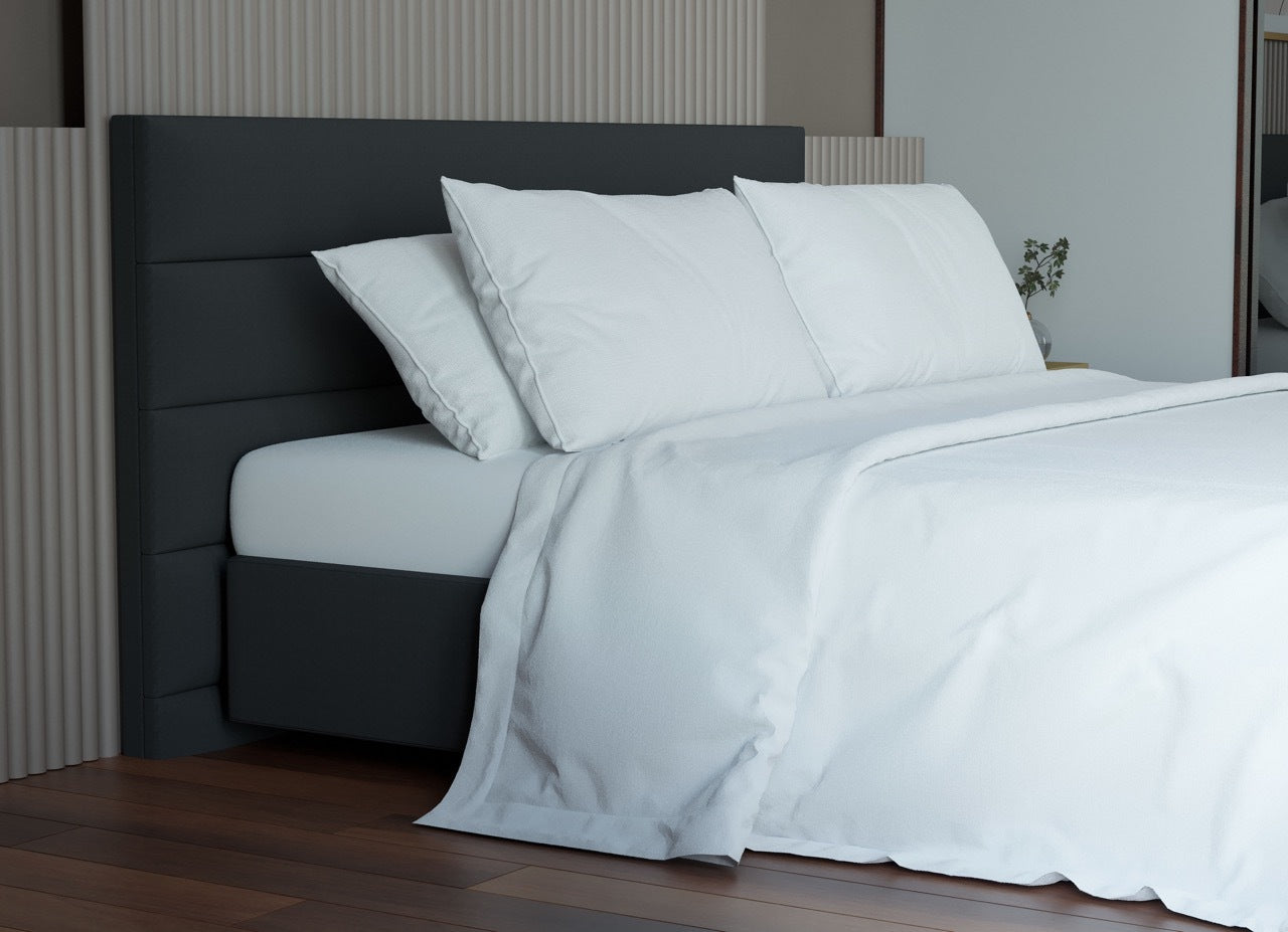 Completo letto matrimoniale bianco maxi