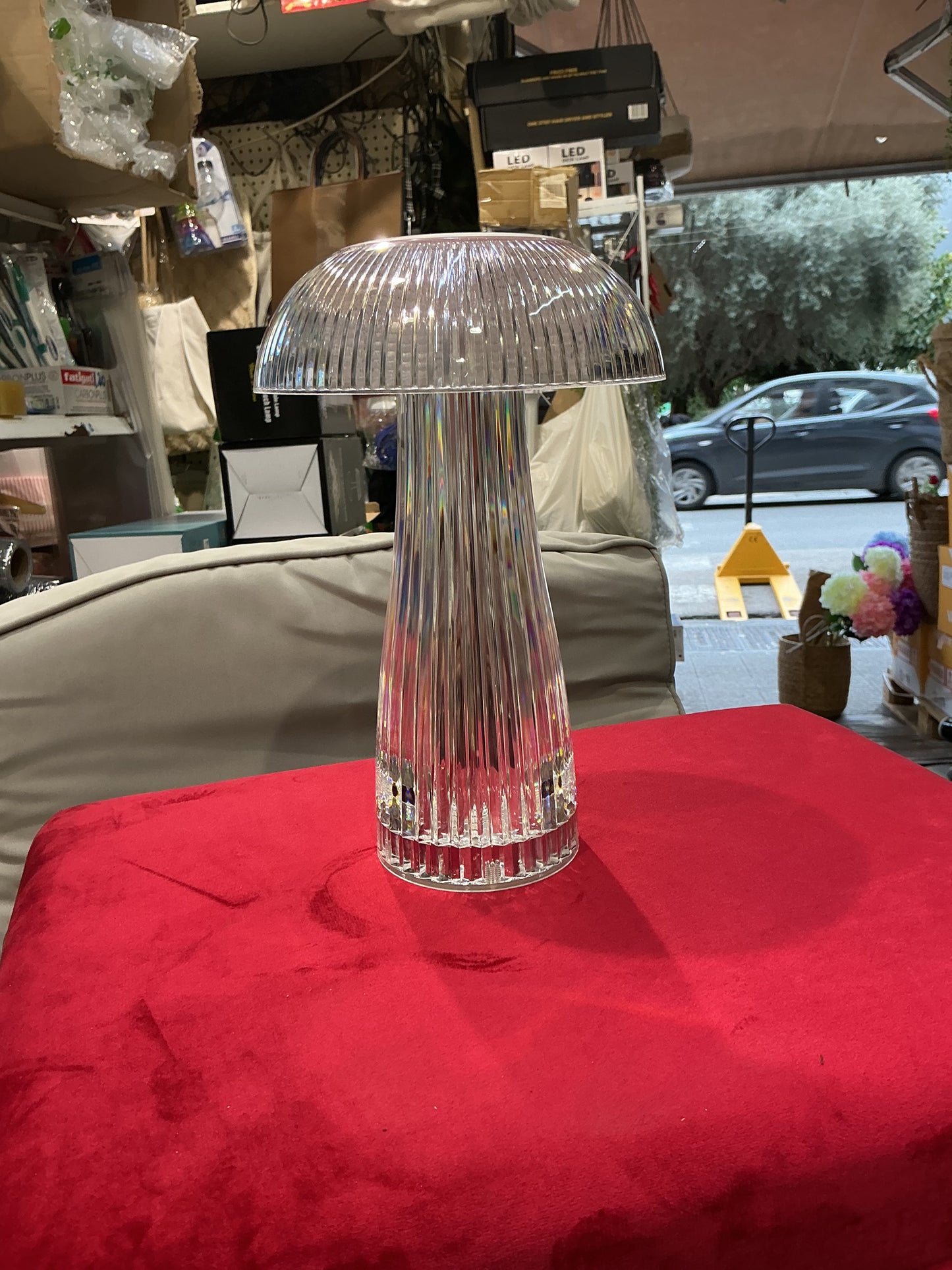 Lampada touch ricaricabile 25 cm