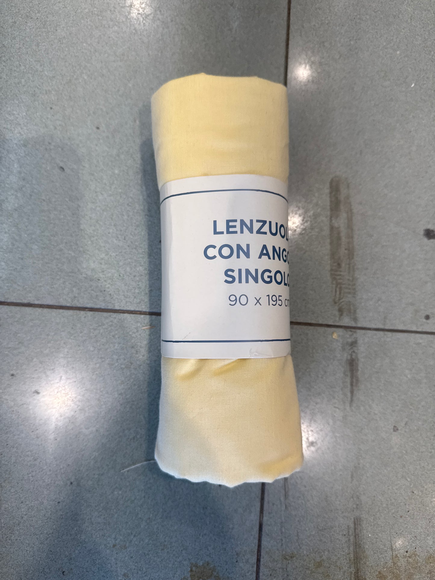 Lenzuolo singolo con angoli