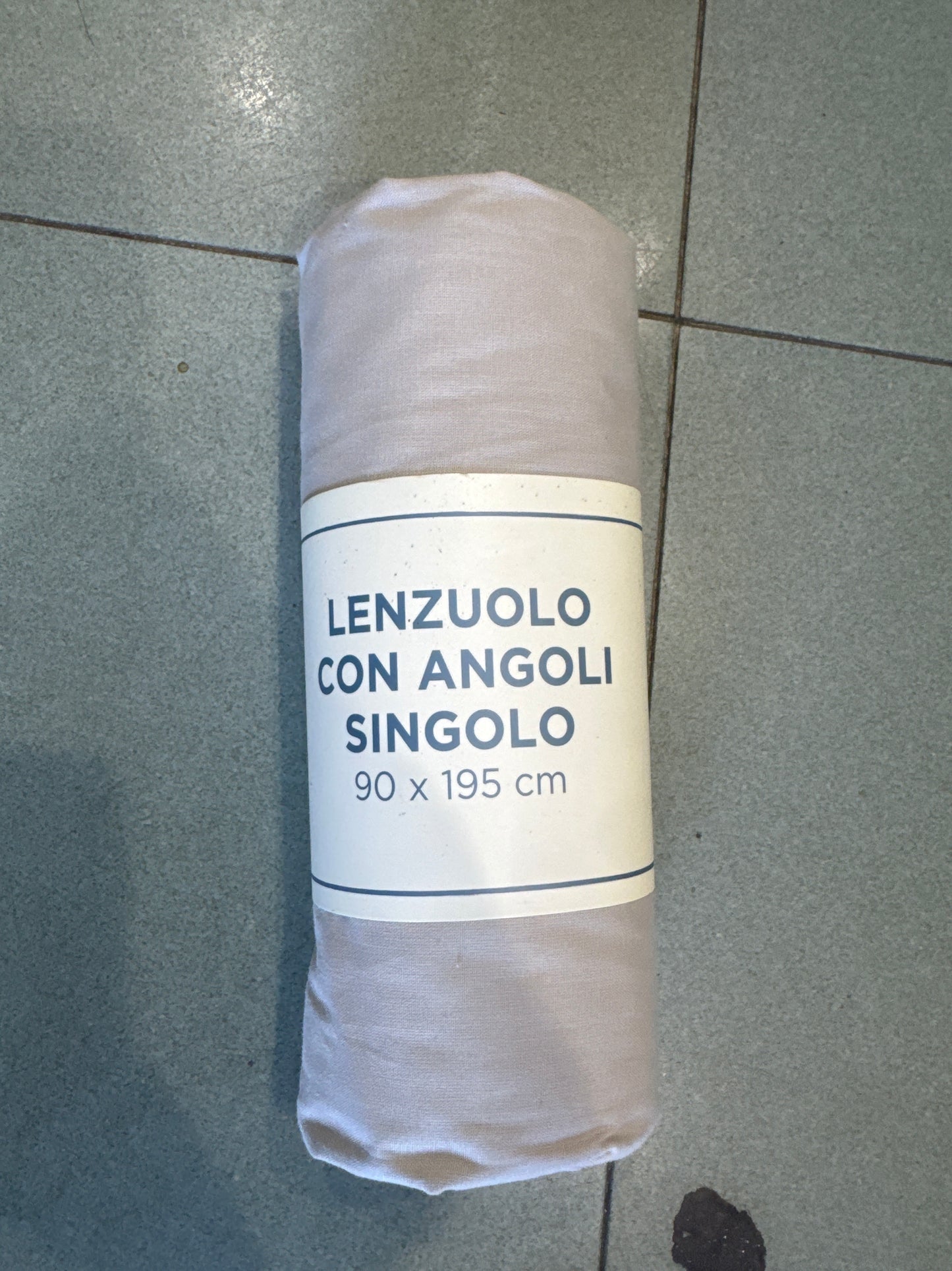 Lenzuolo singolo con angoli
