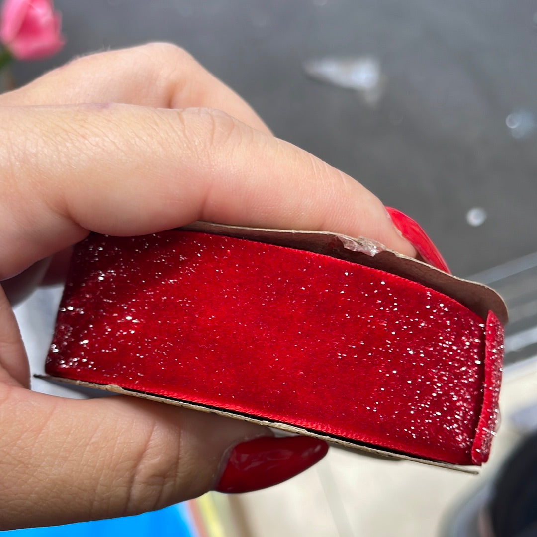 Nastro velluto glitterato