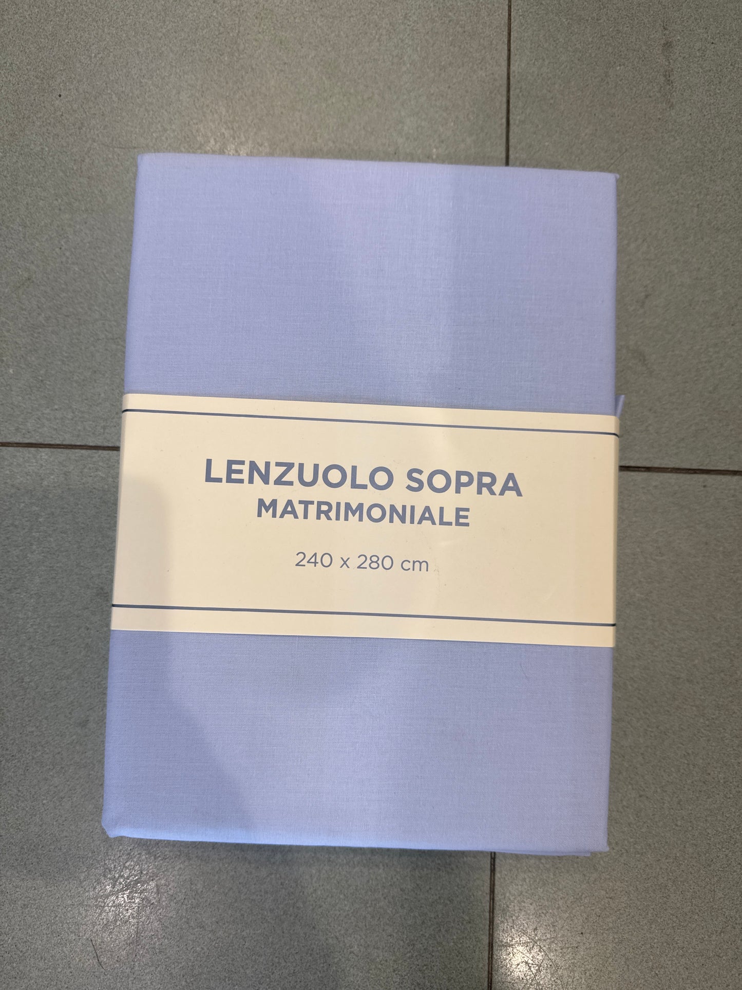 Lenzuolo sopra matrimoniale