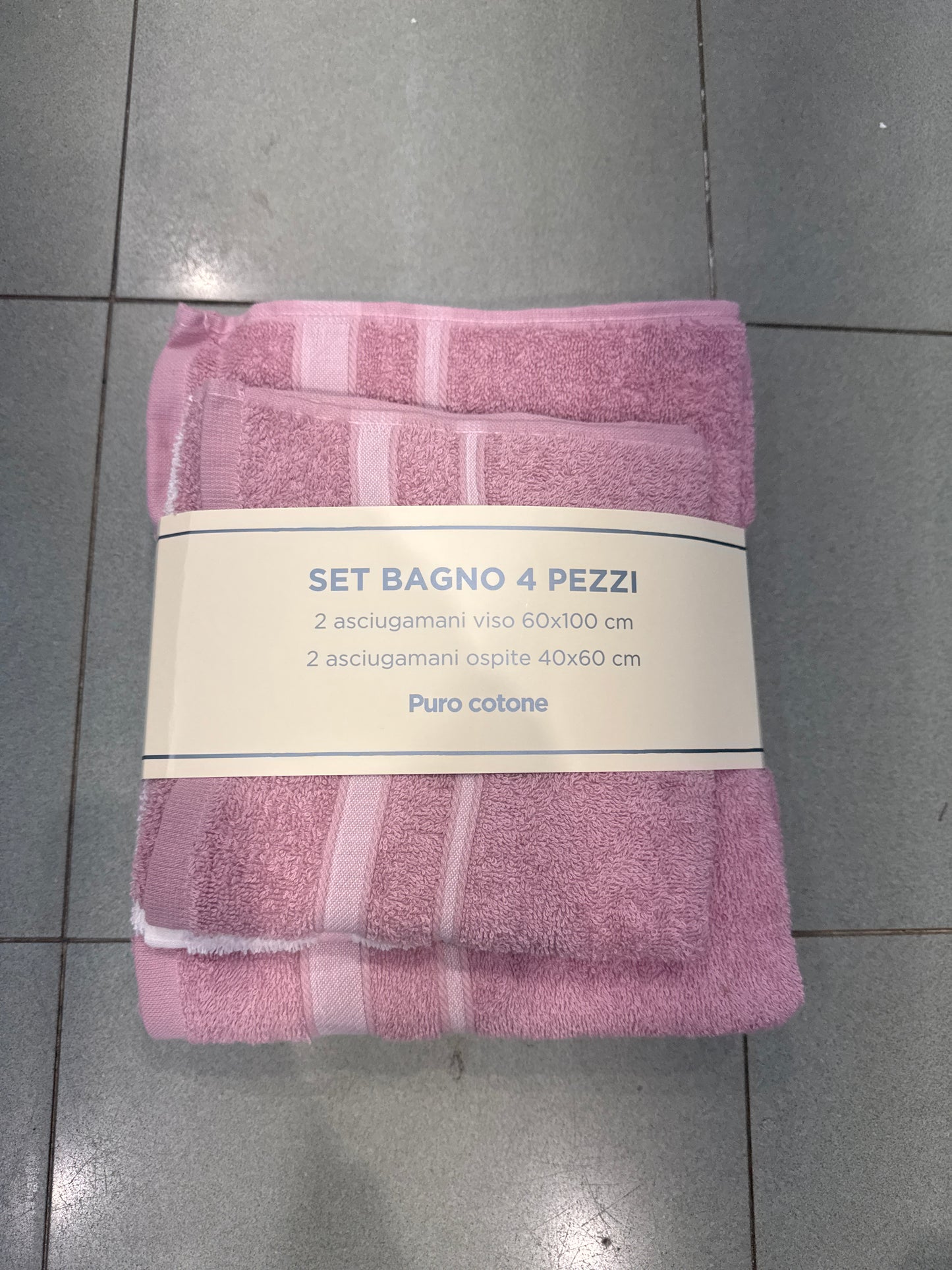 Set bagno 4 pezzi