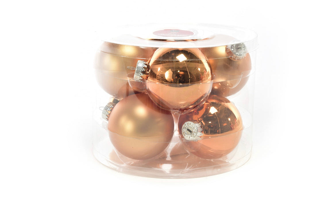 Box Palline Vetro Oro