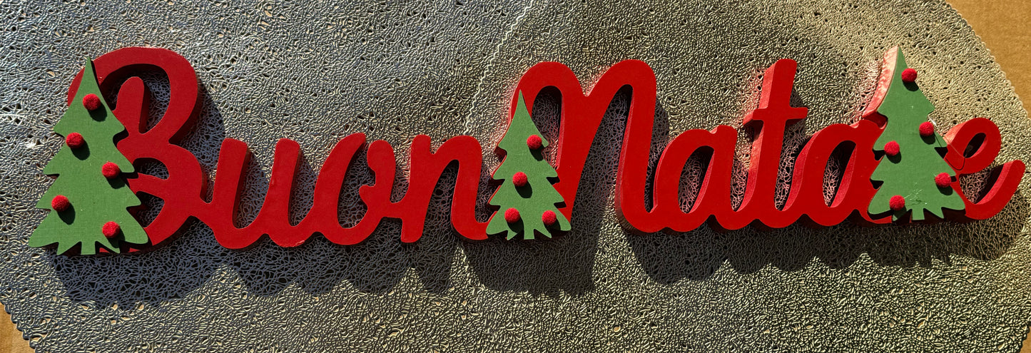 Scritta buon Natale