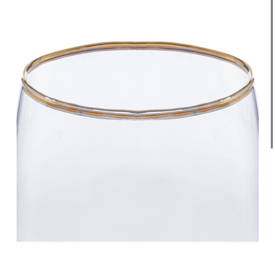 Set 3 Bicchieri Dream in Gold bronzo 350 ml