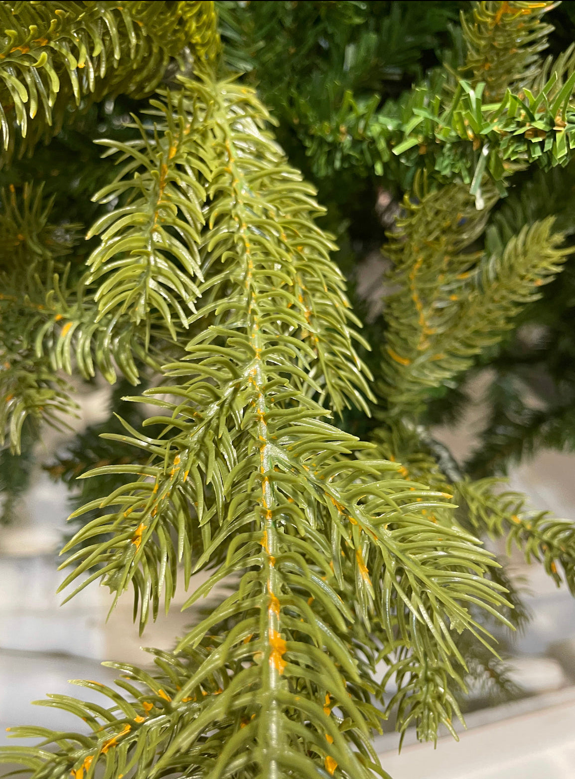 Albero natale caucciu e pvc