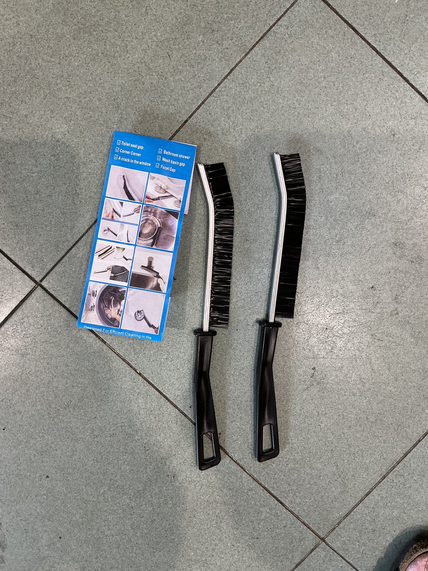 Set 2 spazzole pulizia