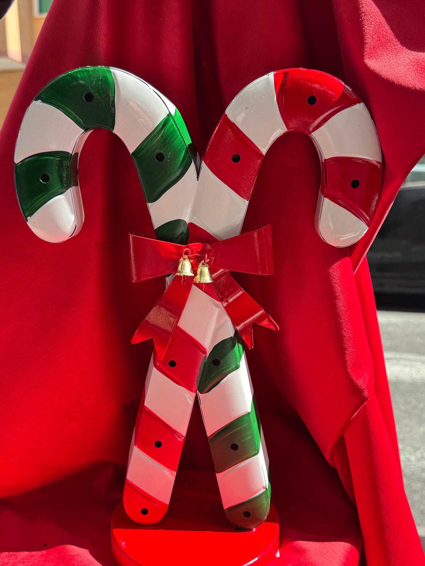 Candy cane metallo luminoso