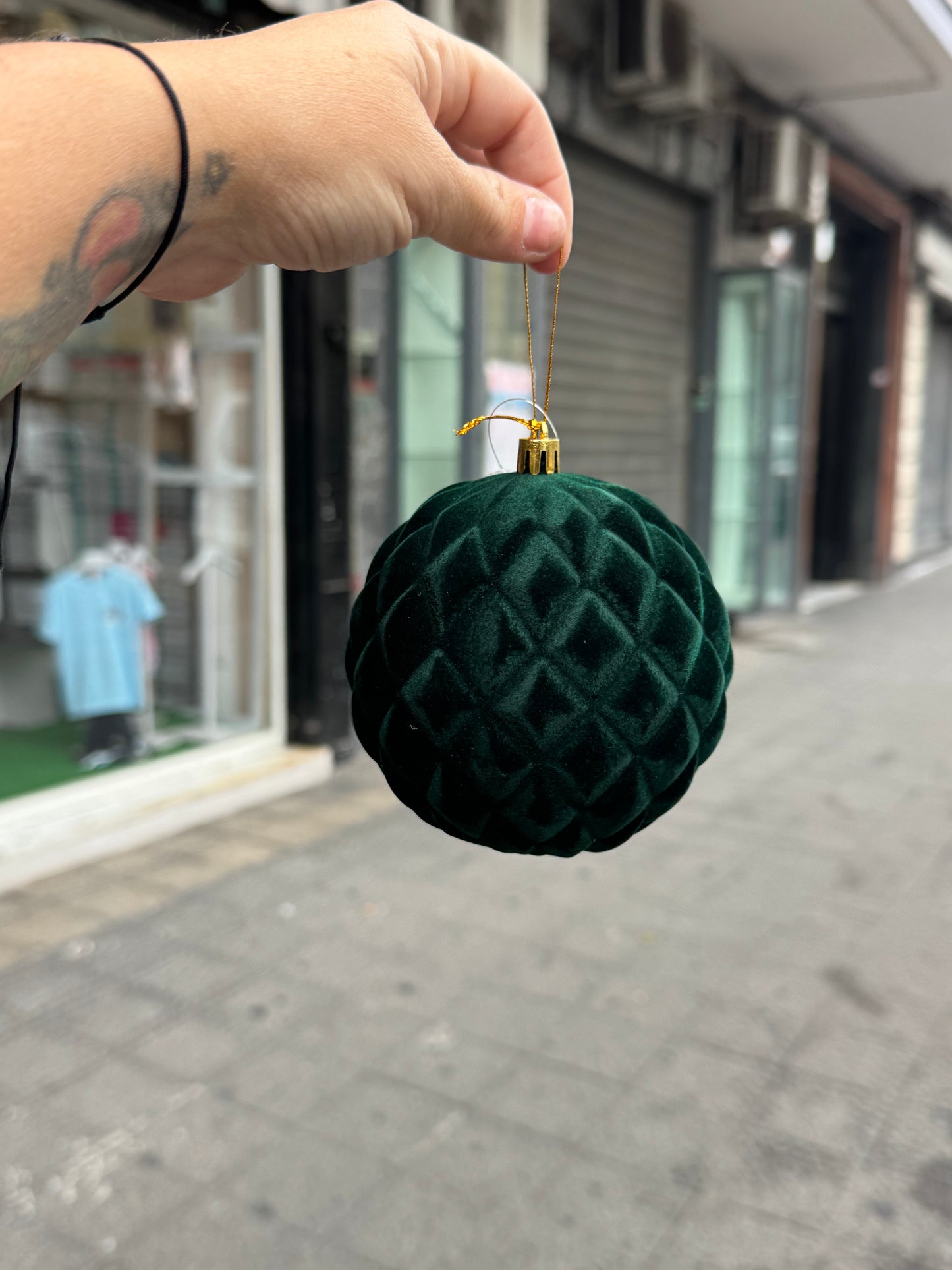 Sfera in velluto 8 cm