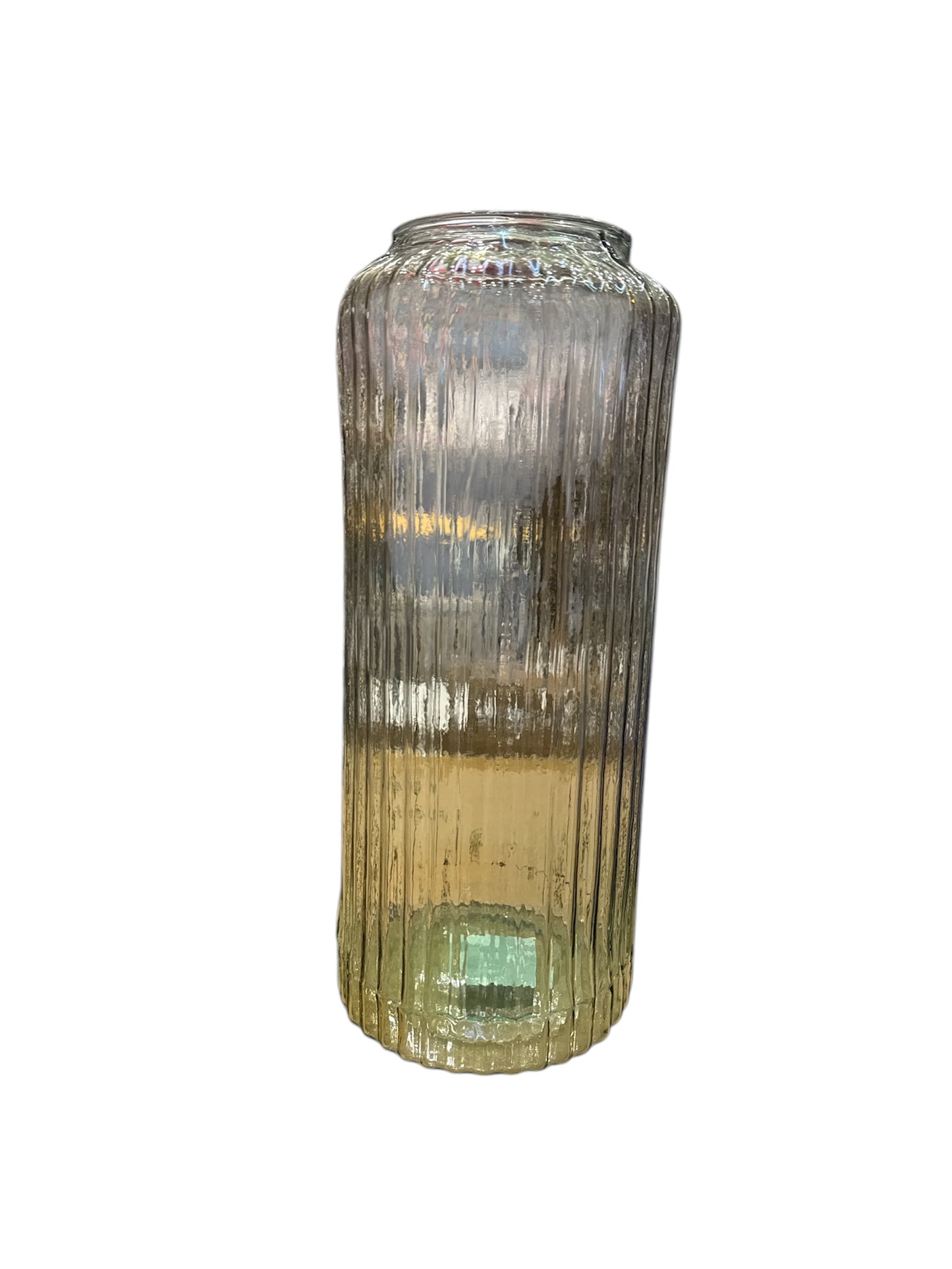 Vaso giallo ocra