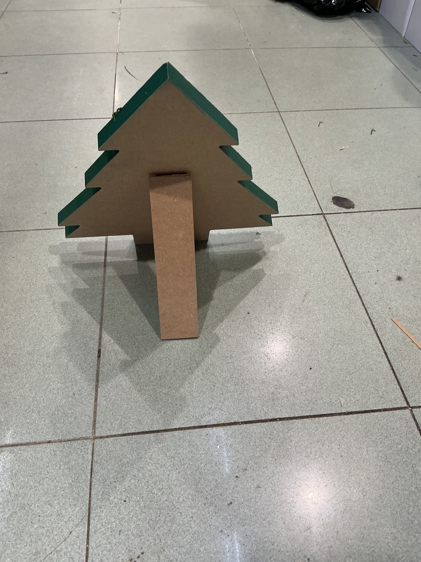 Calendario natalizio in legno