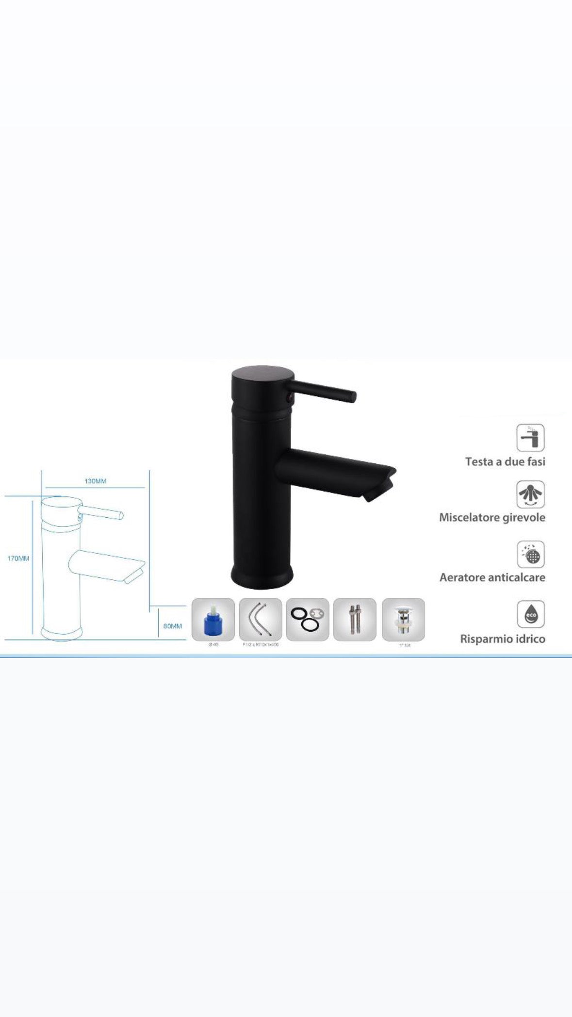 Miscelatore per lavabo