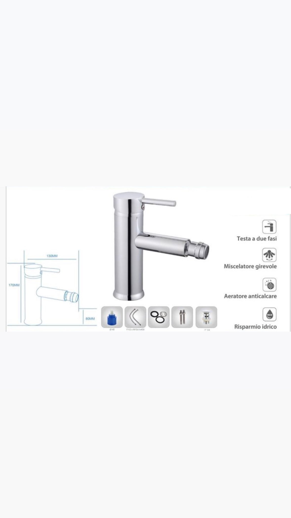 Miscelatore bidet