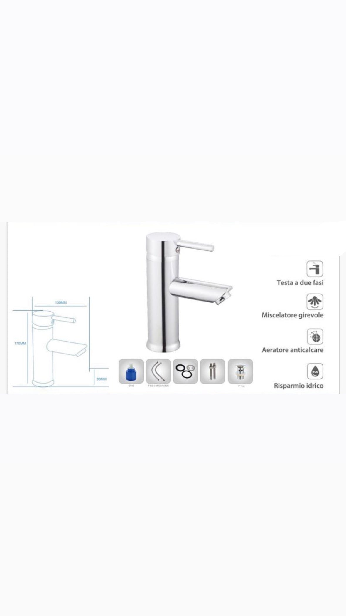 Miscelatore lavabo