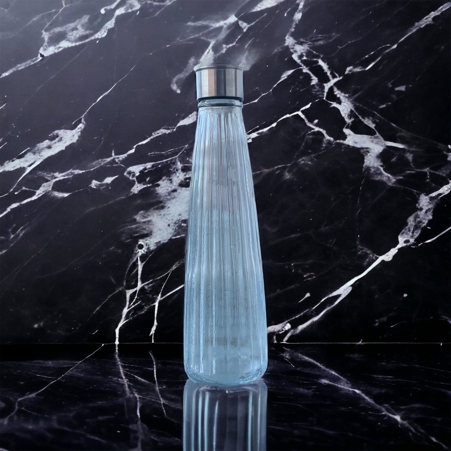 Bottiglia vetro tappo acciaio