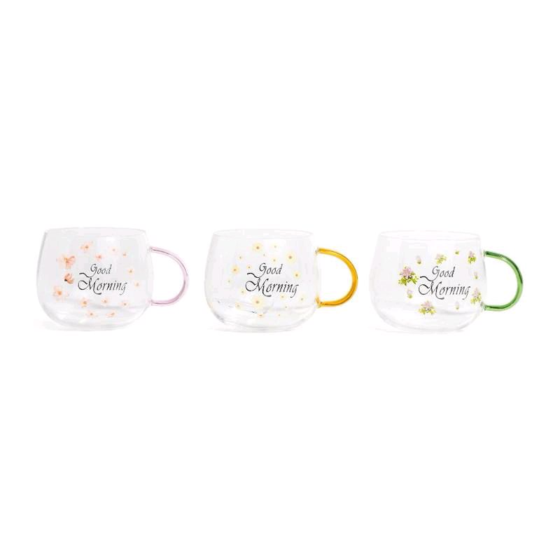 Tazza in vetro borosilicato 350 ml