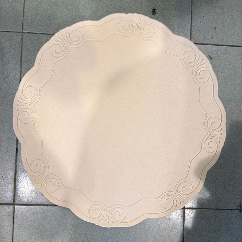 Set 6 Sottopiatti in pvc diametro 38 cm in 3 colorazioni
