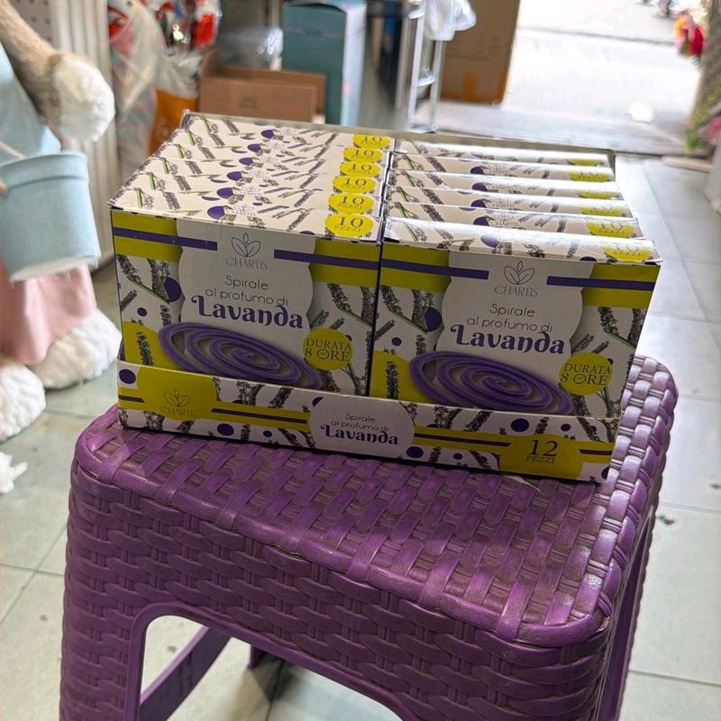 Set 120 pezzi aspirali alla lavanda o alla citronella