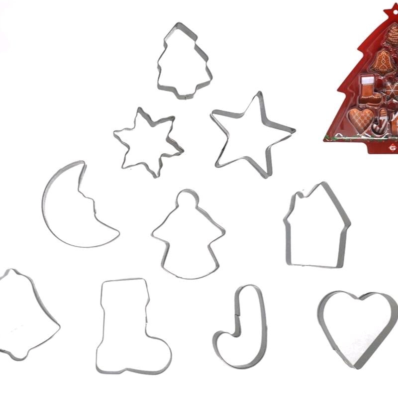 Set biscotti o da 6 formine o da 10 formine