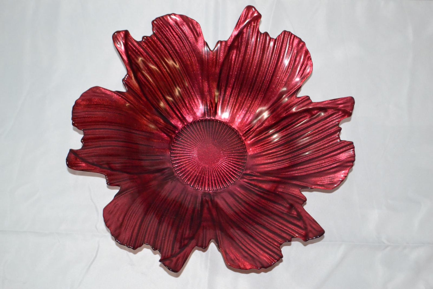 Centrotavola Vetro Rosso