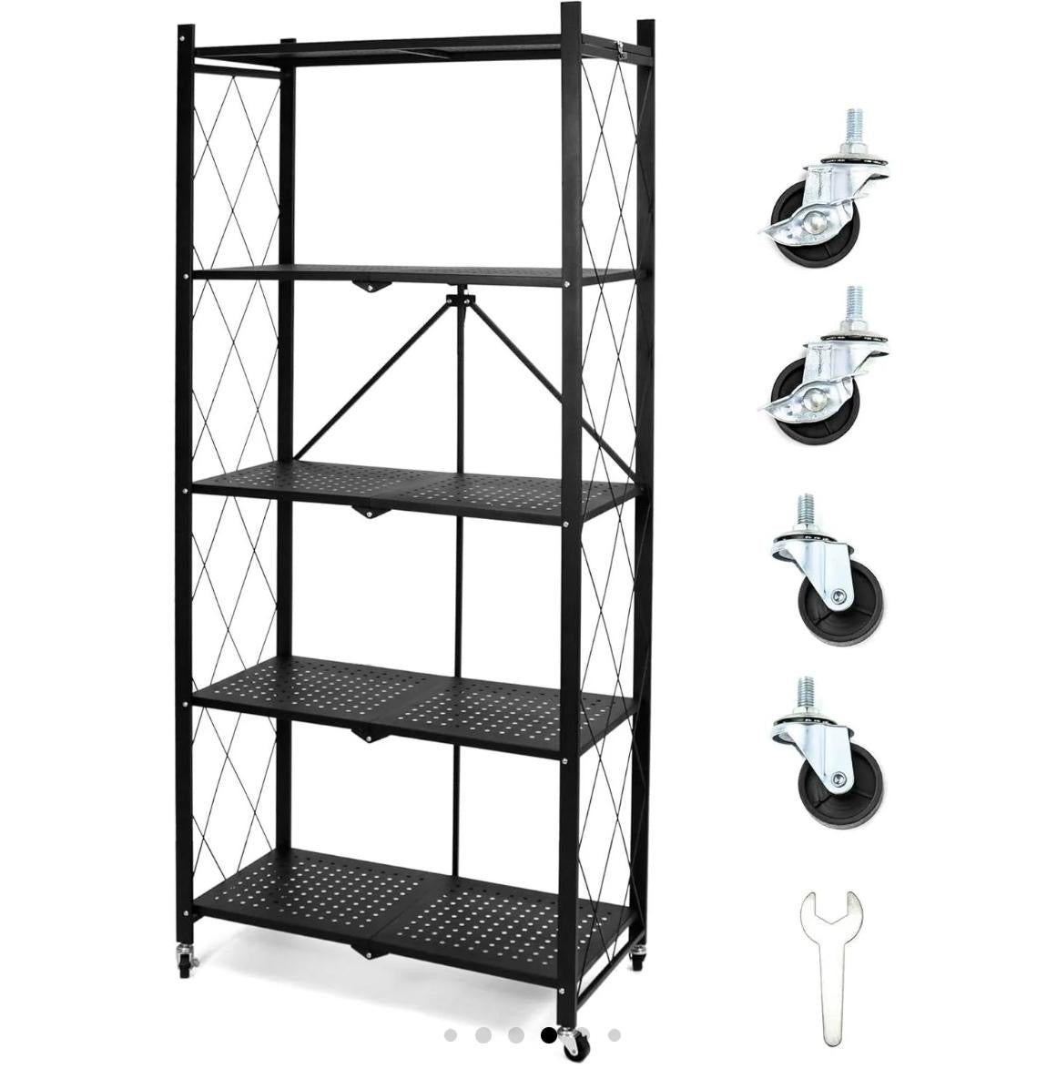 Scaffalatura richiudibile 5 ripiani