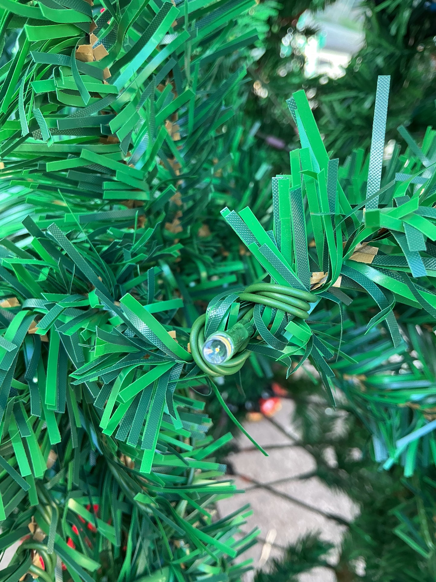 Albero di Natale con luci