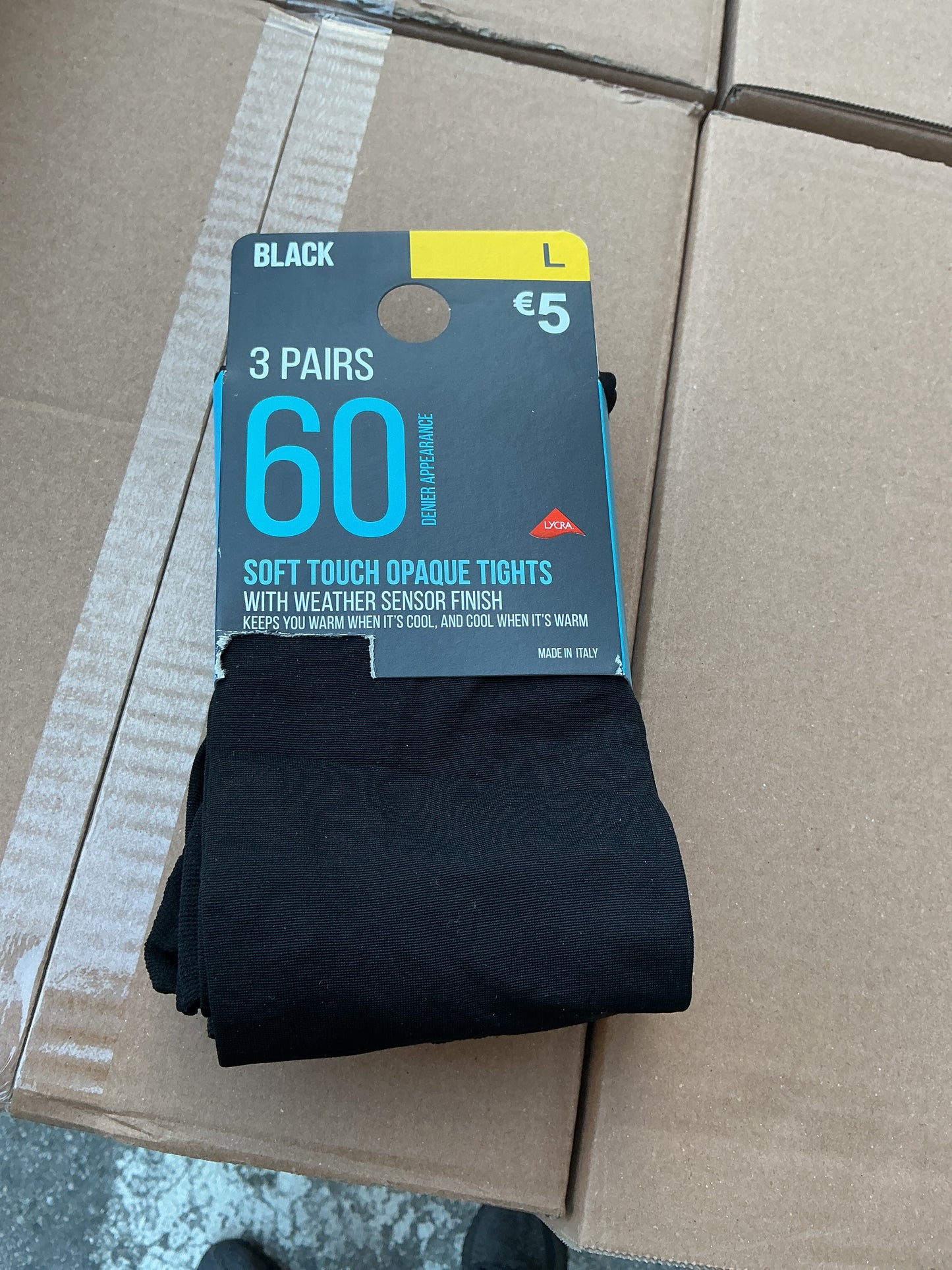 Calze 60 den set 3 paia