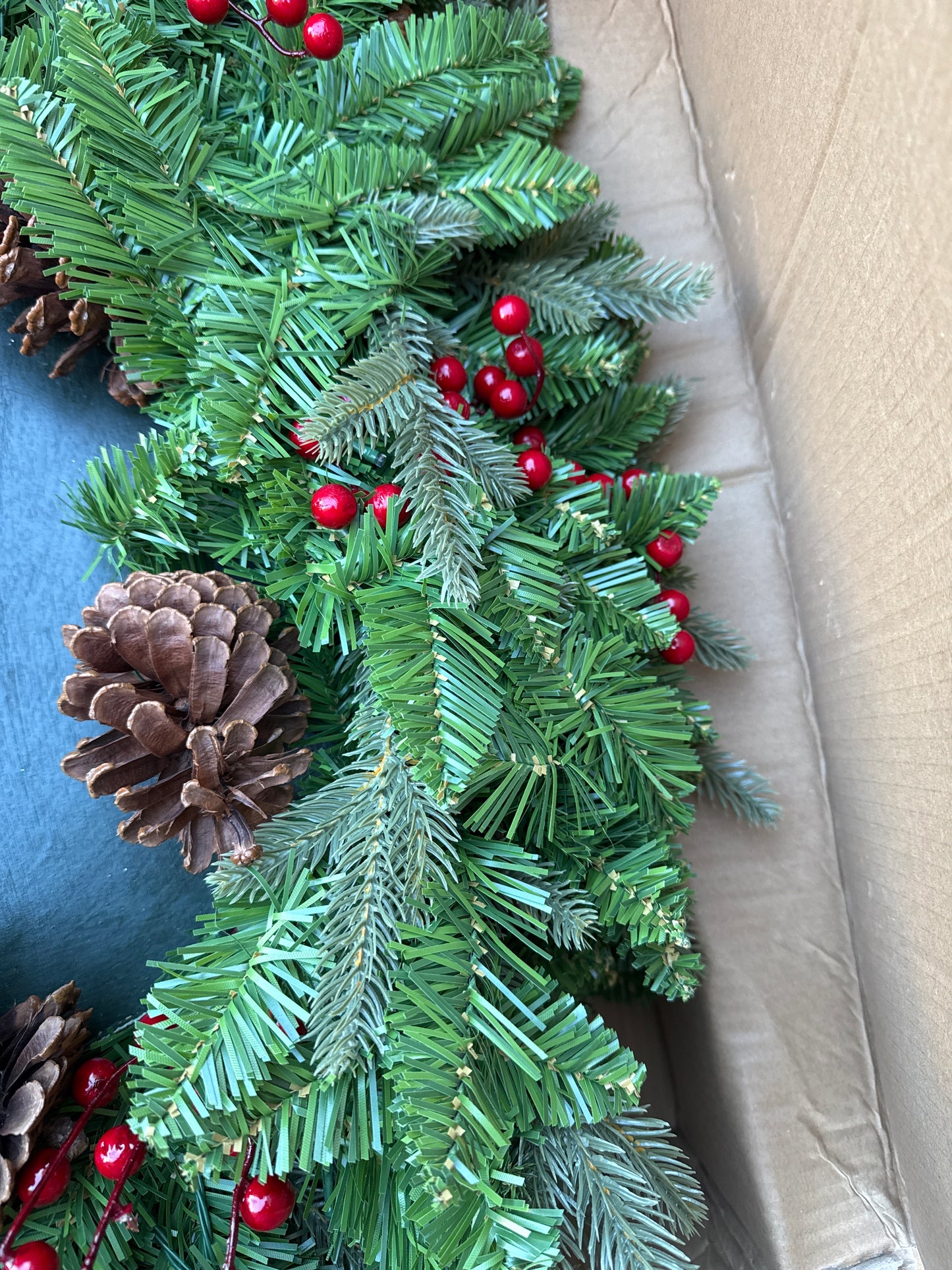 Albero decoro con luci