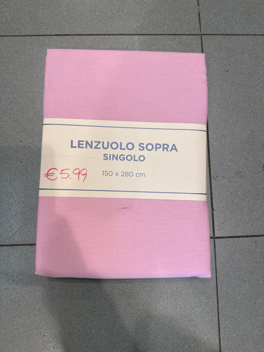 Lenzuolo sopra singolo