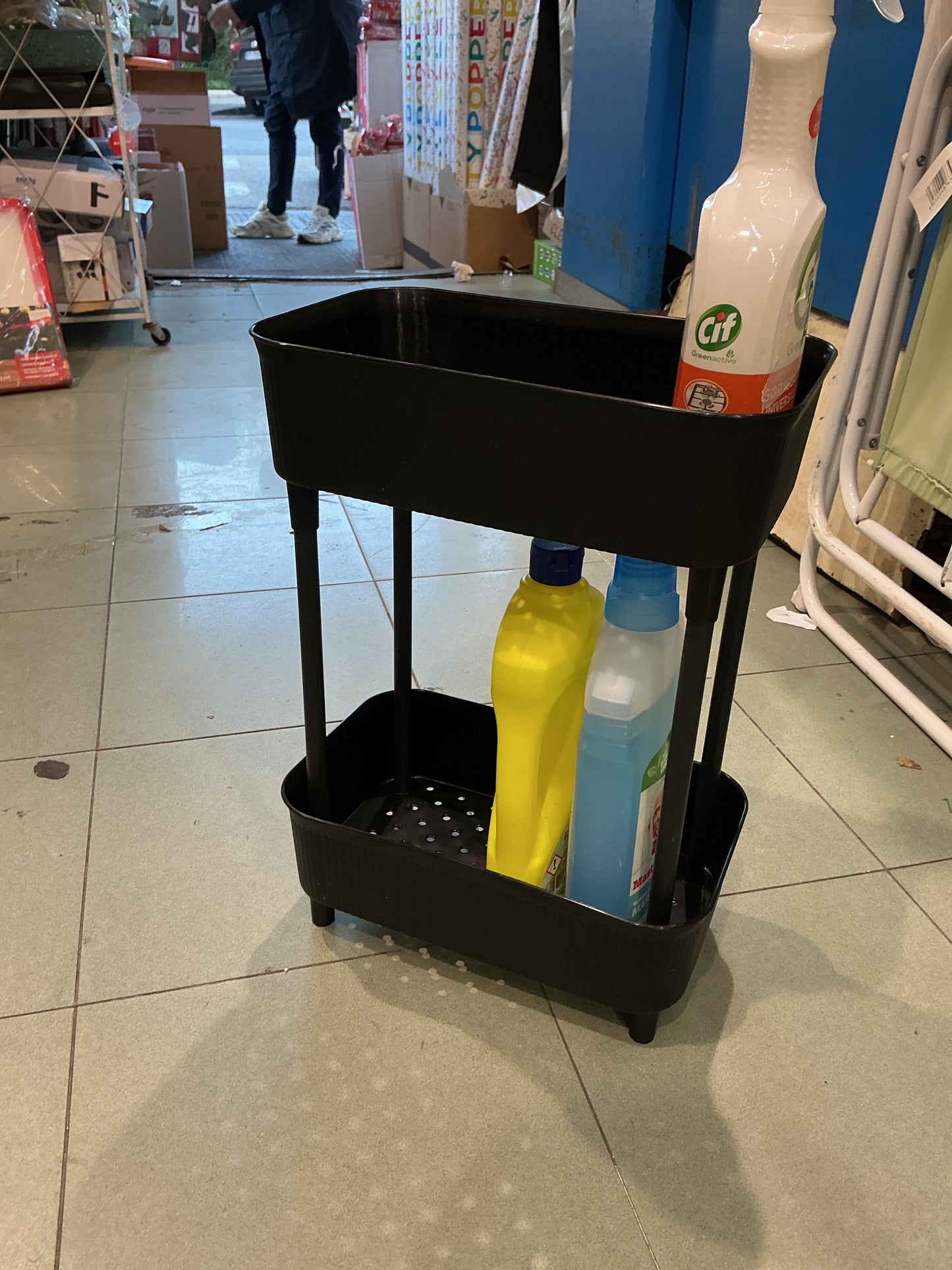 Carrello organizer 2 ripieni salvaspazio