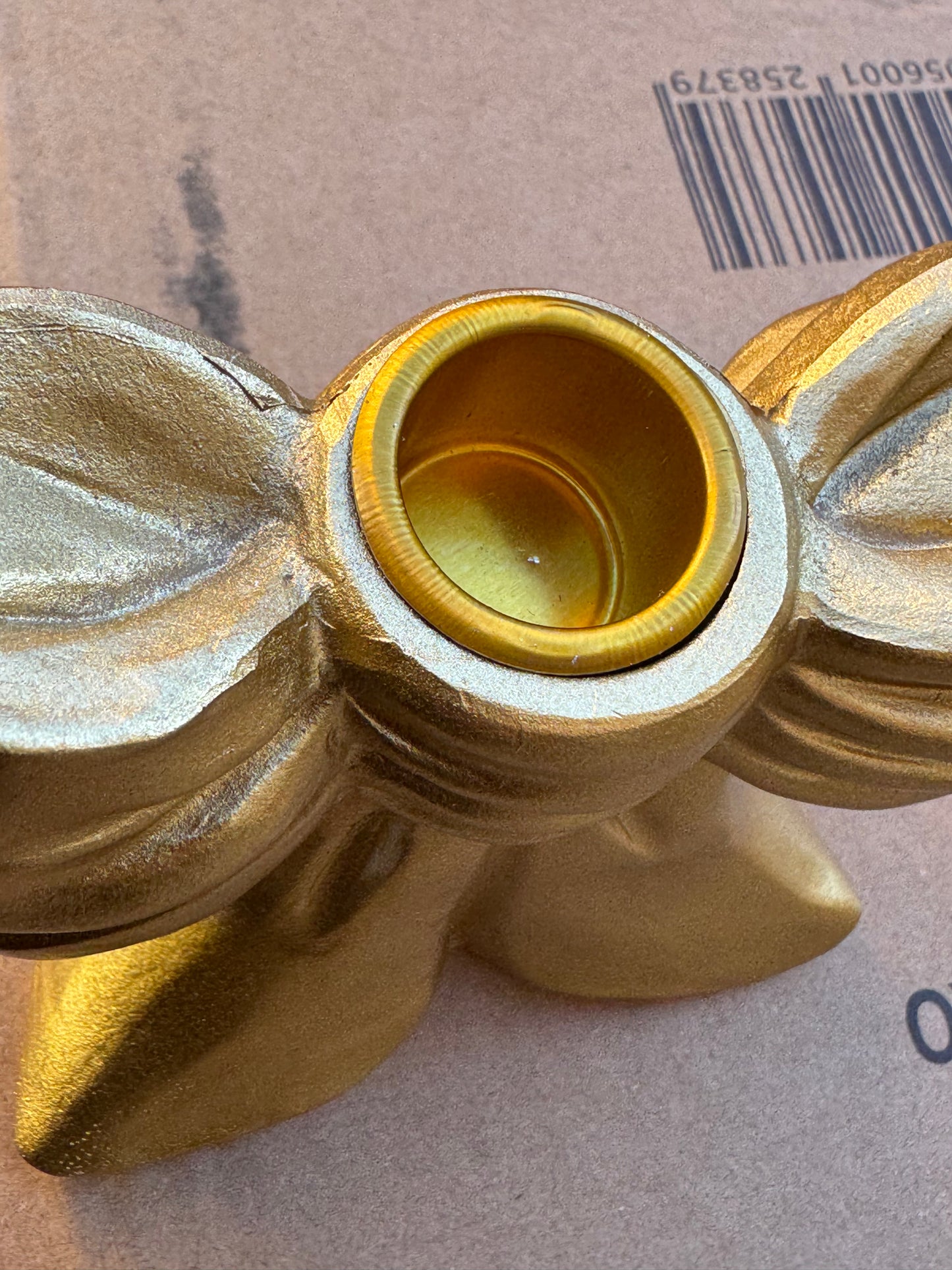 Porta candela fiocco