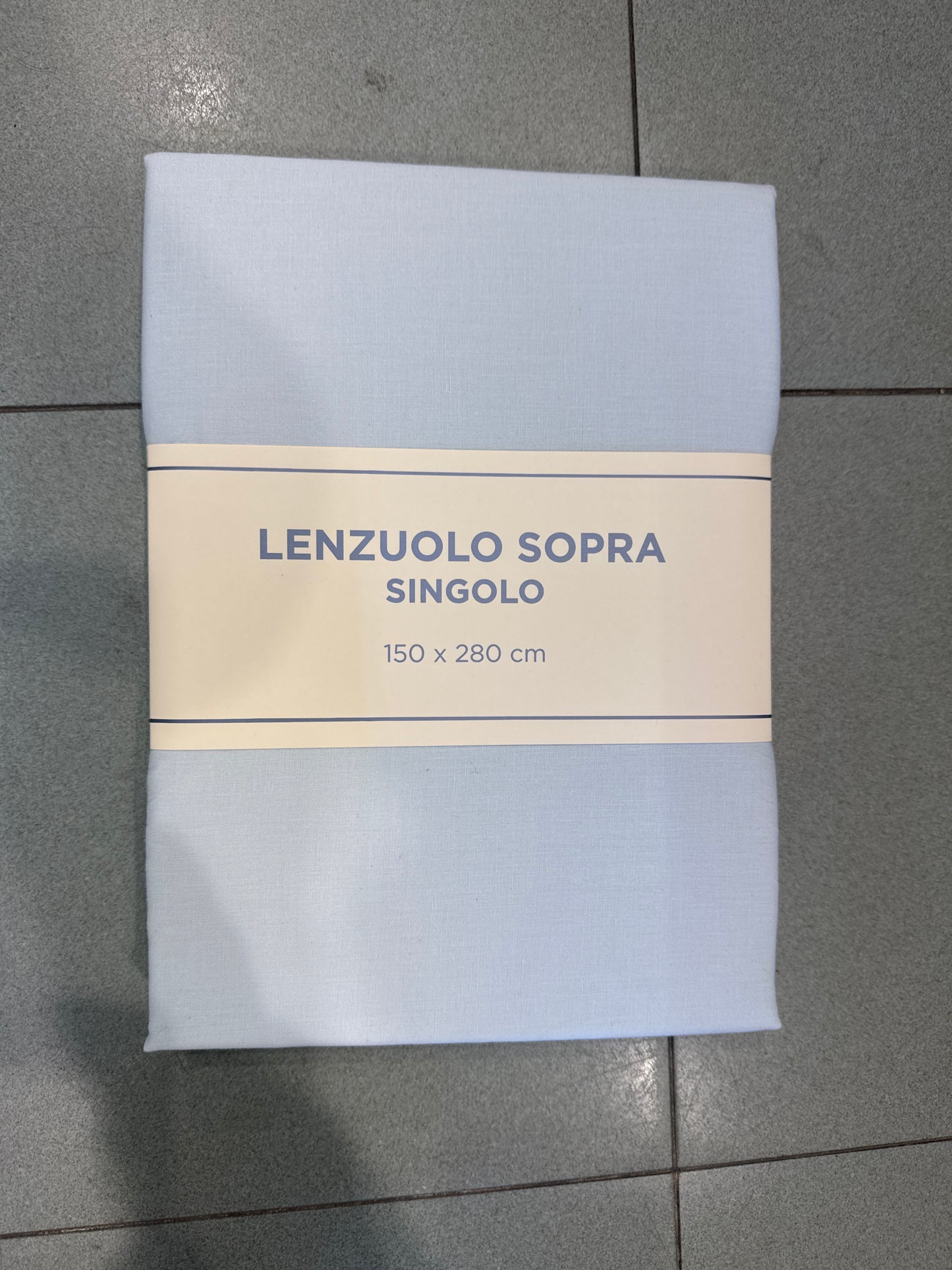 Lenzuolo sopra singolo