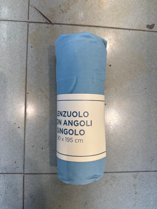 Lenzuolo singolo con angoli