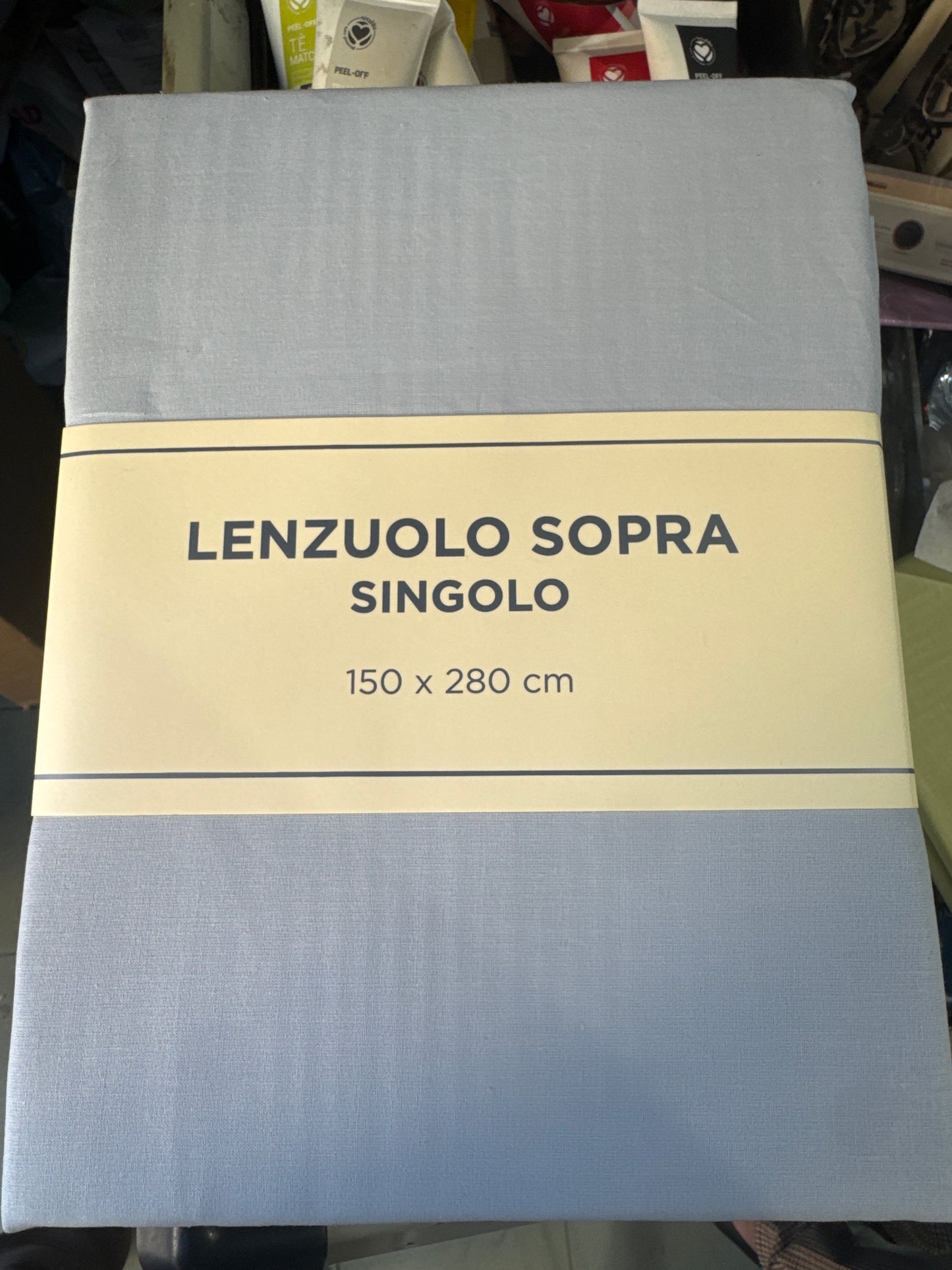 Lenzuolo sopra singolo