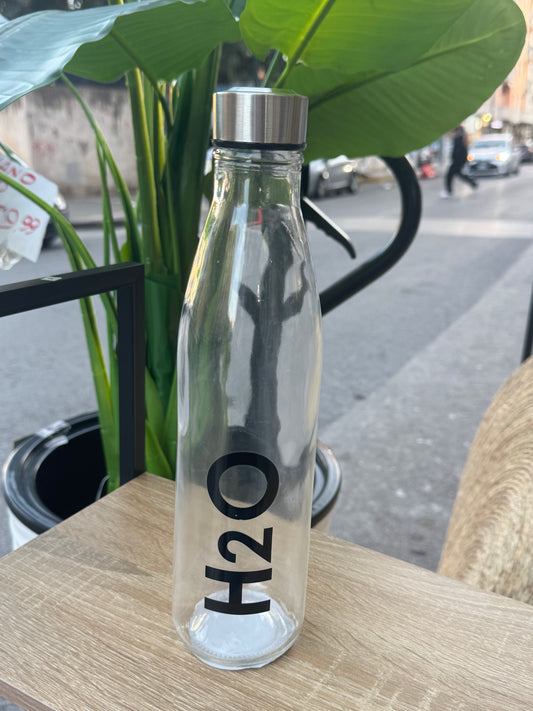 Bottiglia acqua in vetro 