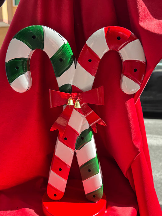 Candy cane metallo luminoso