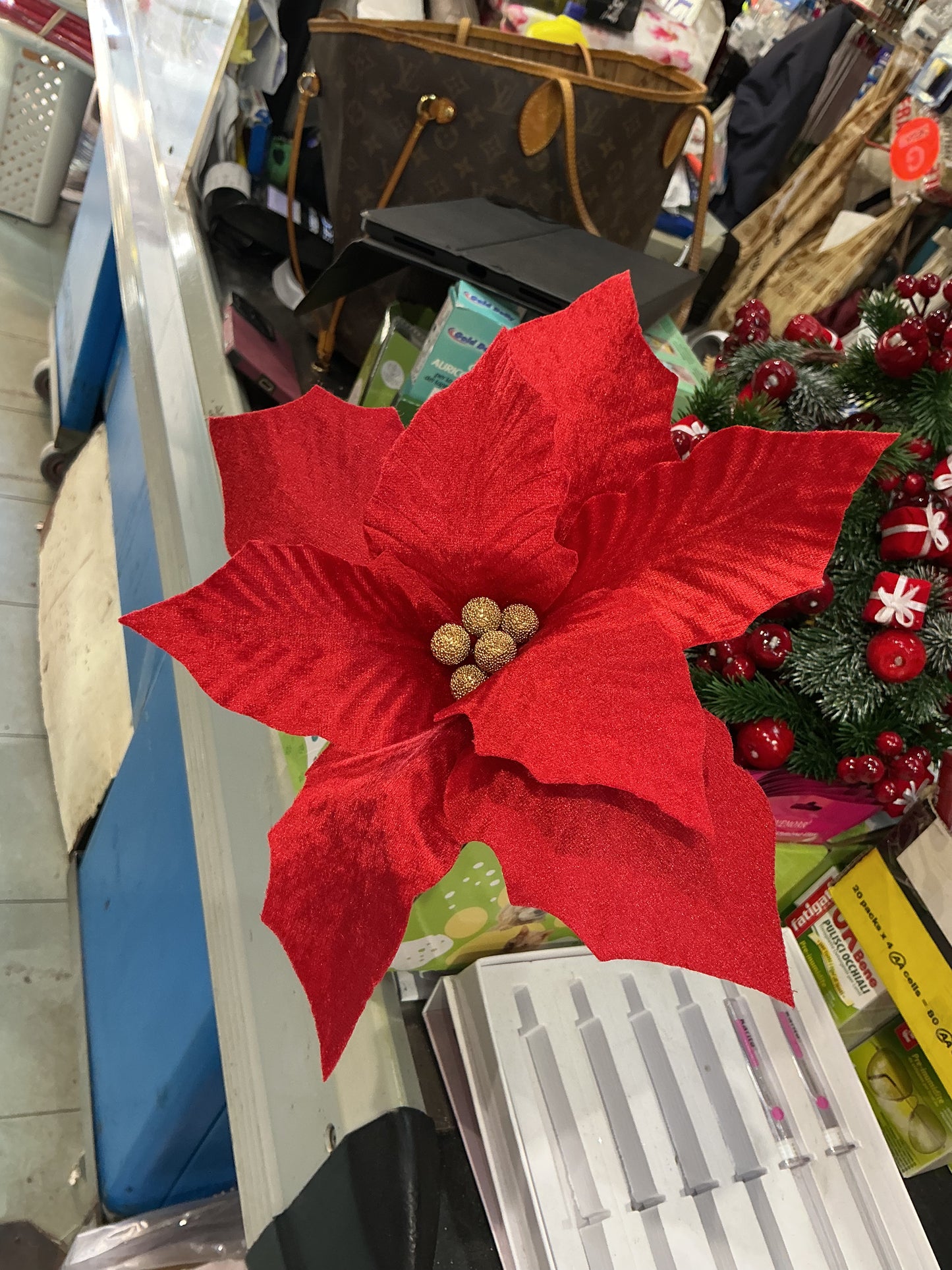 Stella di Natale con pinza