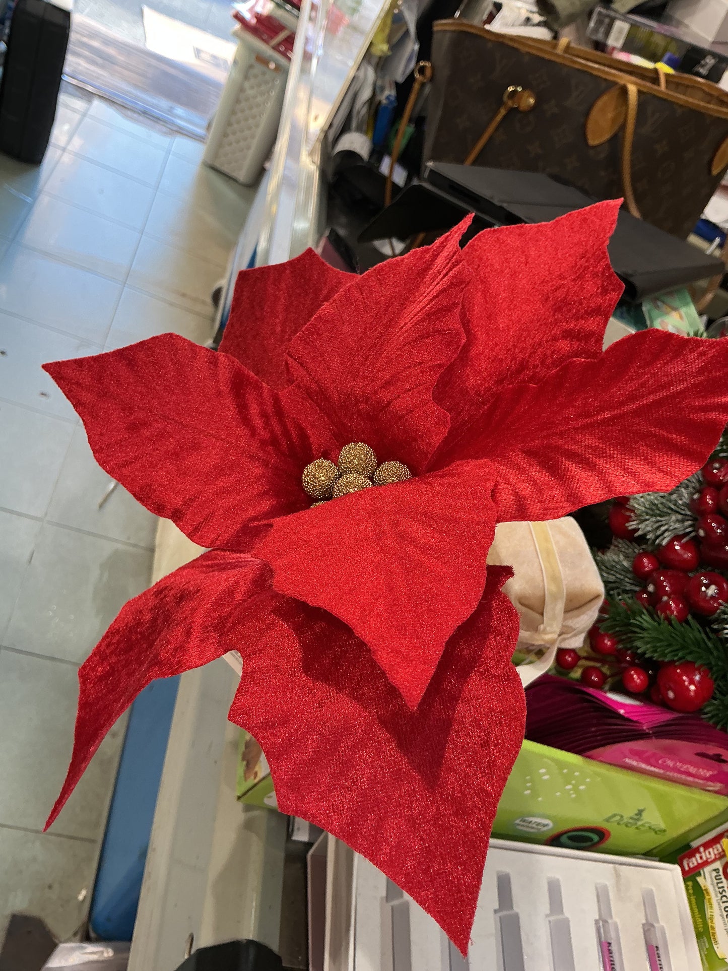 Stella di Natale con pinza