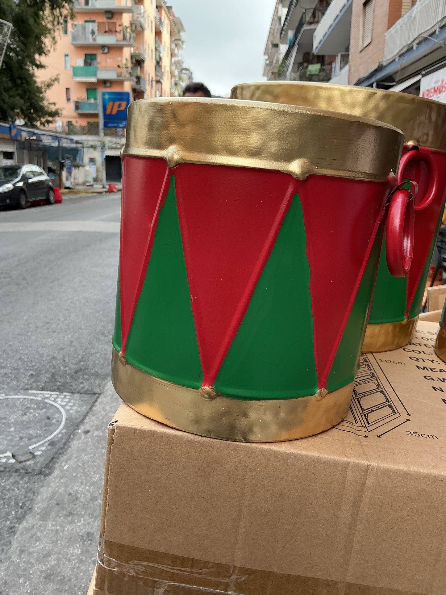 Set tamburi in metallo