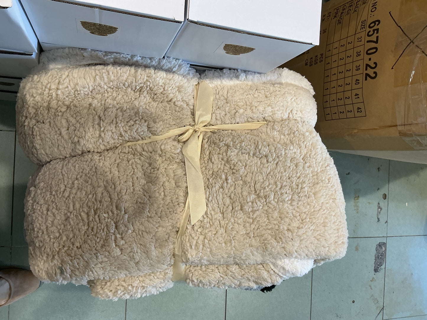 Plaid agnellato  bicolore