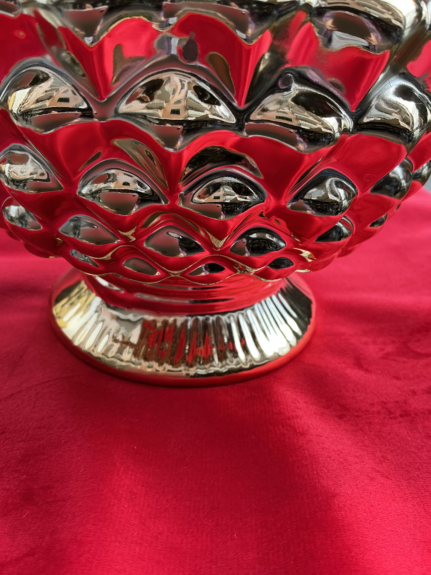 Vaso decorativo mezza pigna